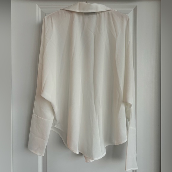 Tie front button down blouse from VICI - Picture 6 of 7